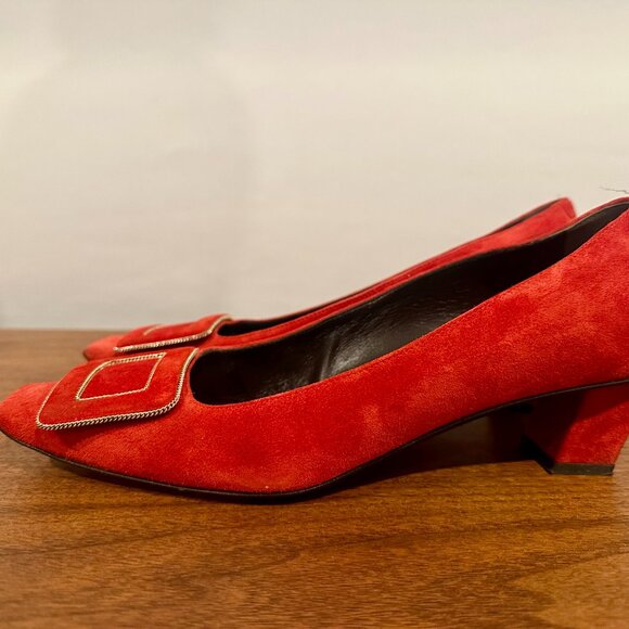 Roger Vivier "Belle Vivier" pumps with mini chain detail, excellent condition - Picture 2 of 5